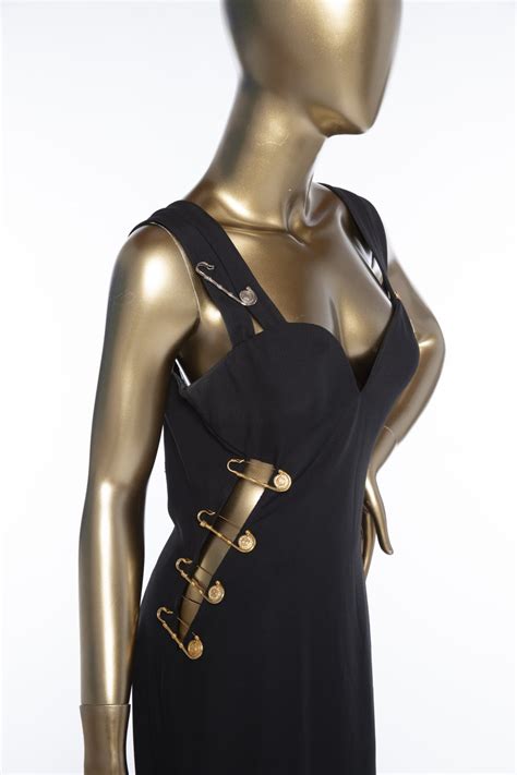 gianni versace pin dress.